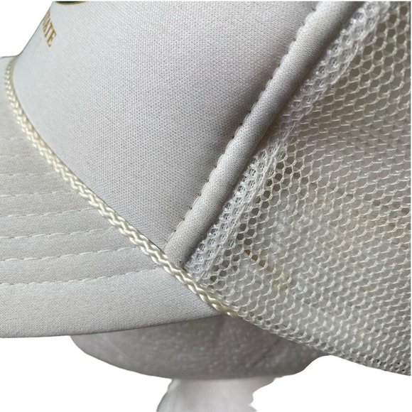 Vtg Florida Sunshine State Trucker Hat Snapback Mesh White - Picture 3 of 8